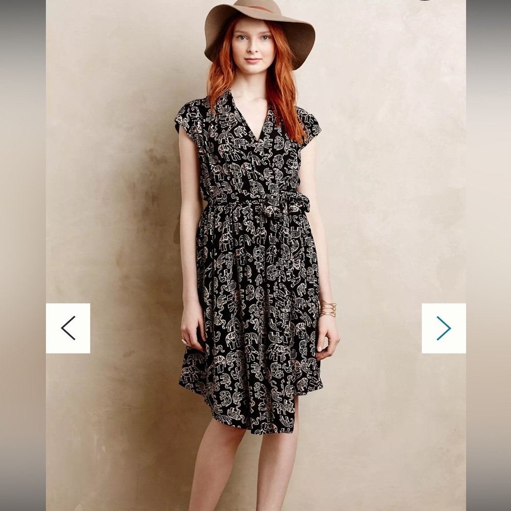 Anthropologie Maeve Noronha Wrap Dress